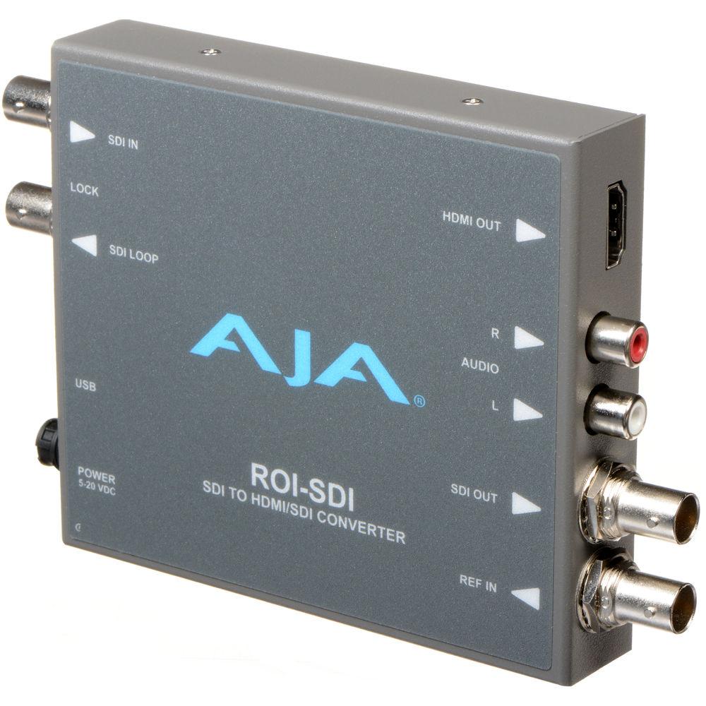 AJA ROI-SDI 3G-SDI to HDMI 3G-SDI Scan Converter with ROI Scaling