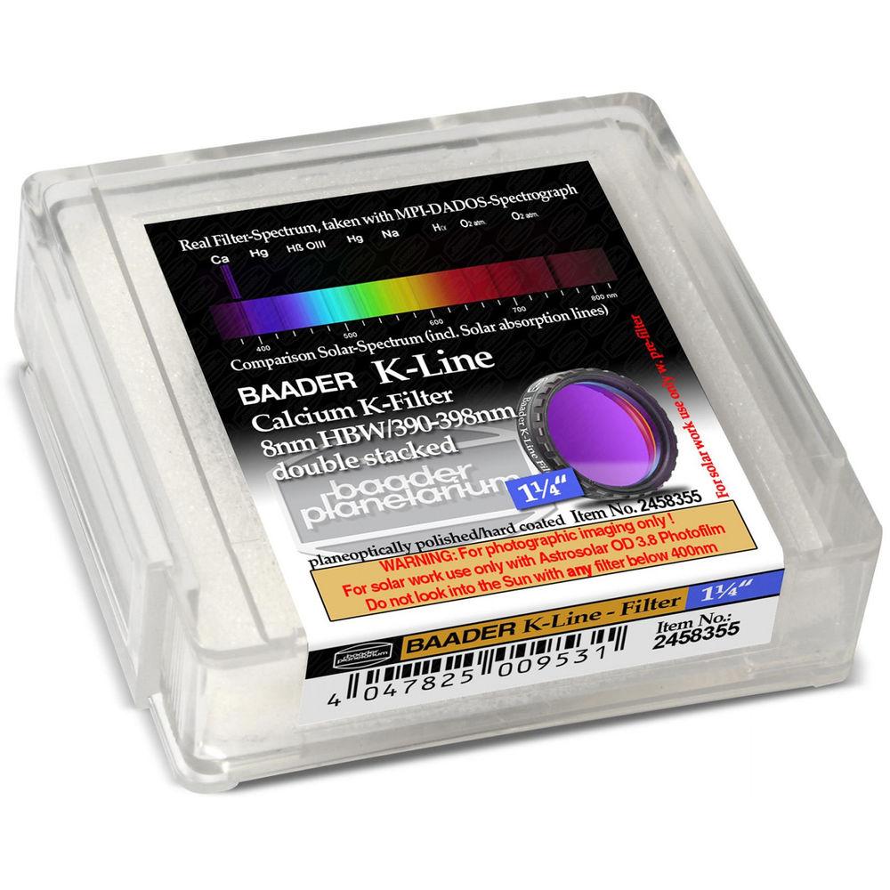 Alpine Astronomical Baader Planetarium Double-Stacked Ca-K Solar Imaging Filter