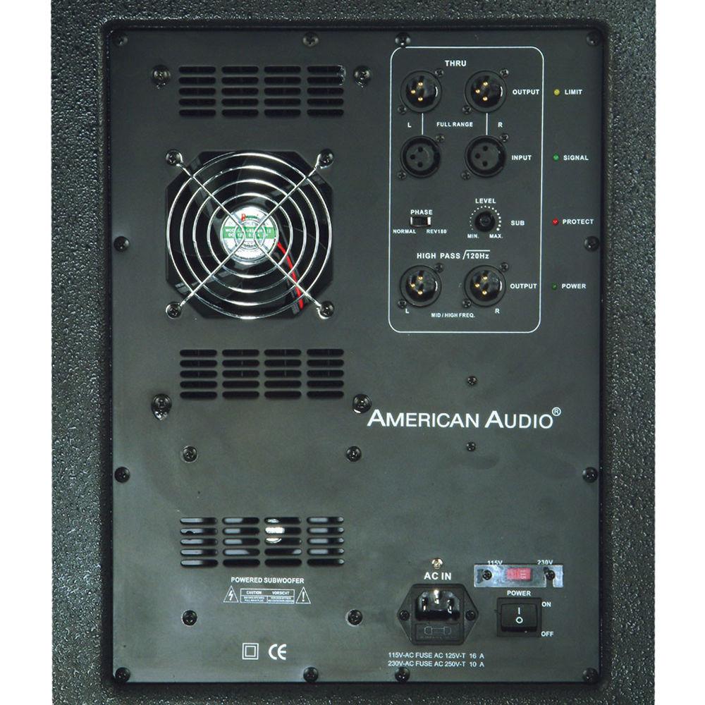 American Audio PXW 18P 18" Powered Subwoofer