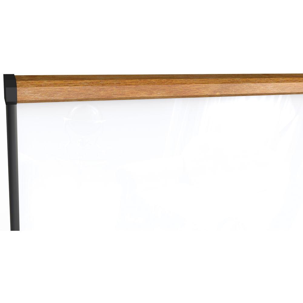 Best Rite Porcelain Steel Whiteboard with Medium Oak Origin Trim