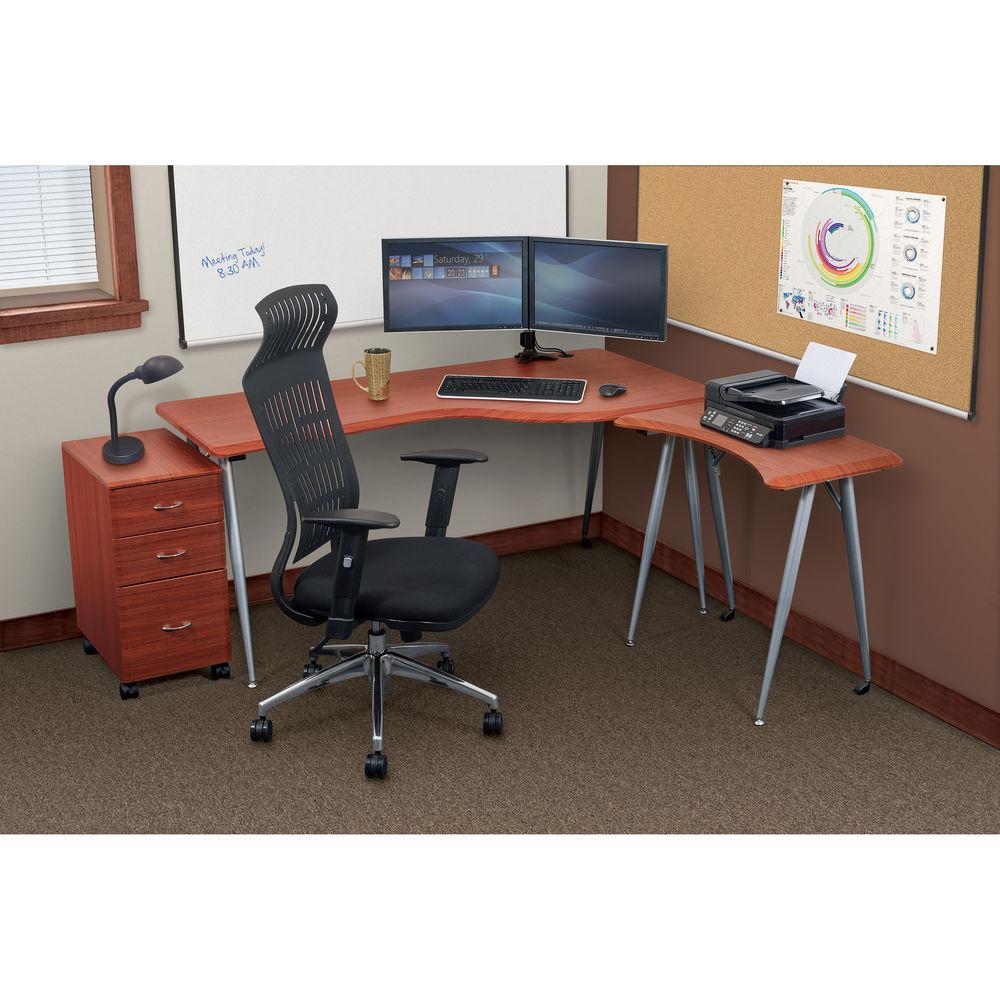 Best Rite Porcelain Steel Whiteboard with Medium Oak Origin Trim