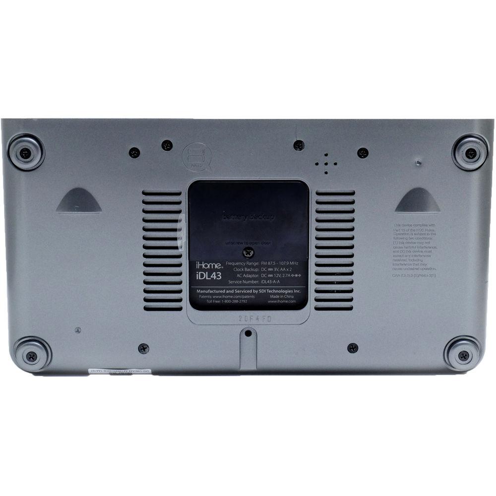 Bush Baby Clock with Lightning Docking Station and Covert 1080p Wi-Fi Camera