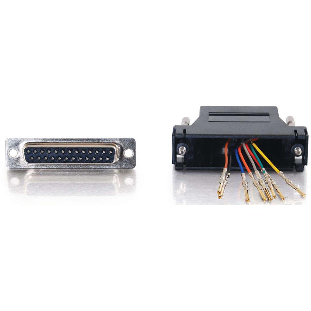 C2G RJ45 Female to DB25 Female Modular Adapter