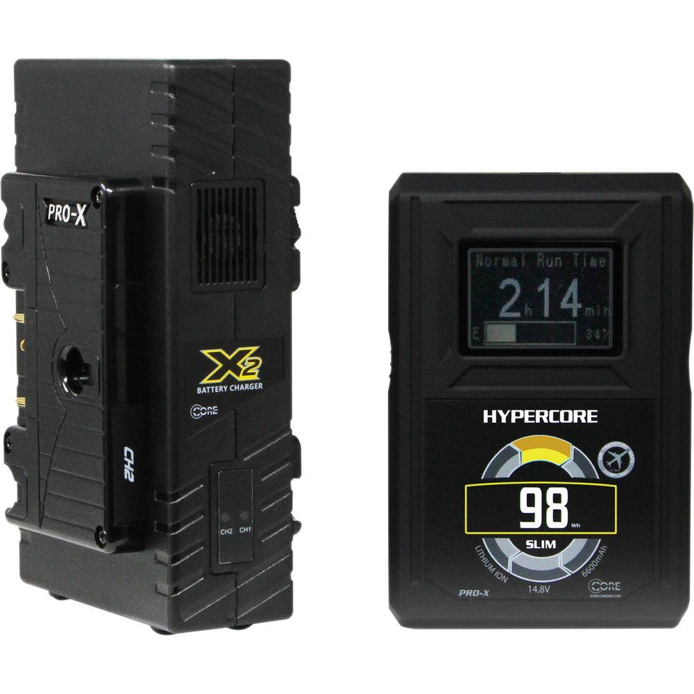 Core SWX HyperCore 98 2-Battery Kit with X2A Vertical Charger