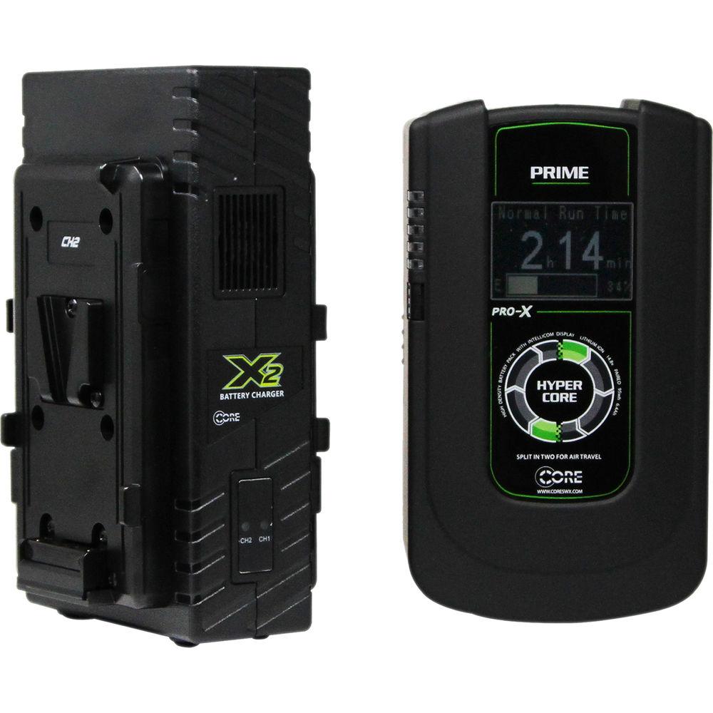 Core SWX HyperCore Prime 2-Battery Kit with X2S Vertical Charger