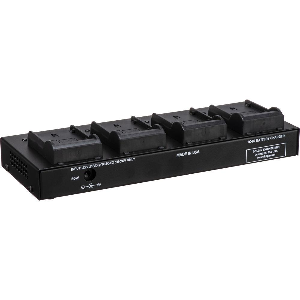 Dolgin Engineering TC40 Four Position Battery Charger for Panasonic DMW-BLF19 Batteries