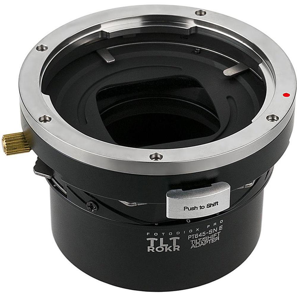 FotodioX Pro TLT ROKR Tilt-Shift Adapter for Pentax 645 Lens to Sony E Camera