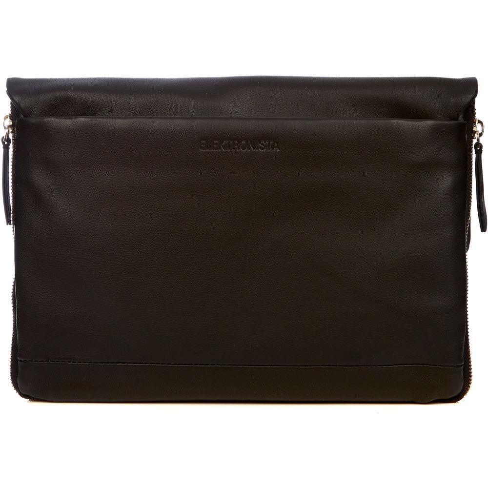 KNOMO USA Elektronista Digital Leather Cross-Body Clutch Bag 10"