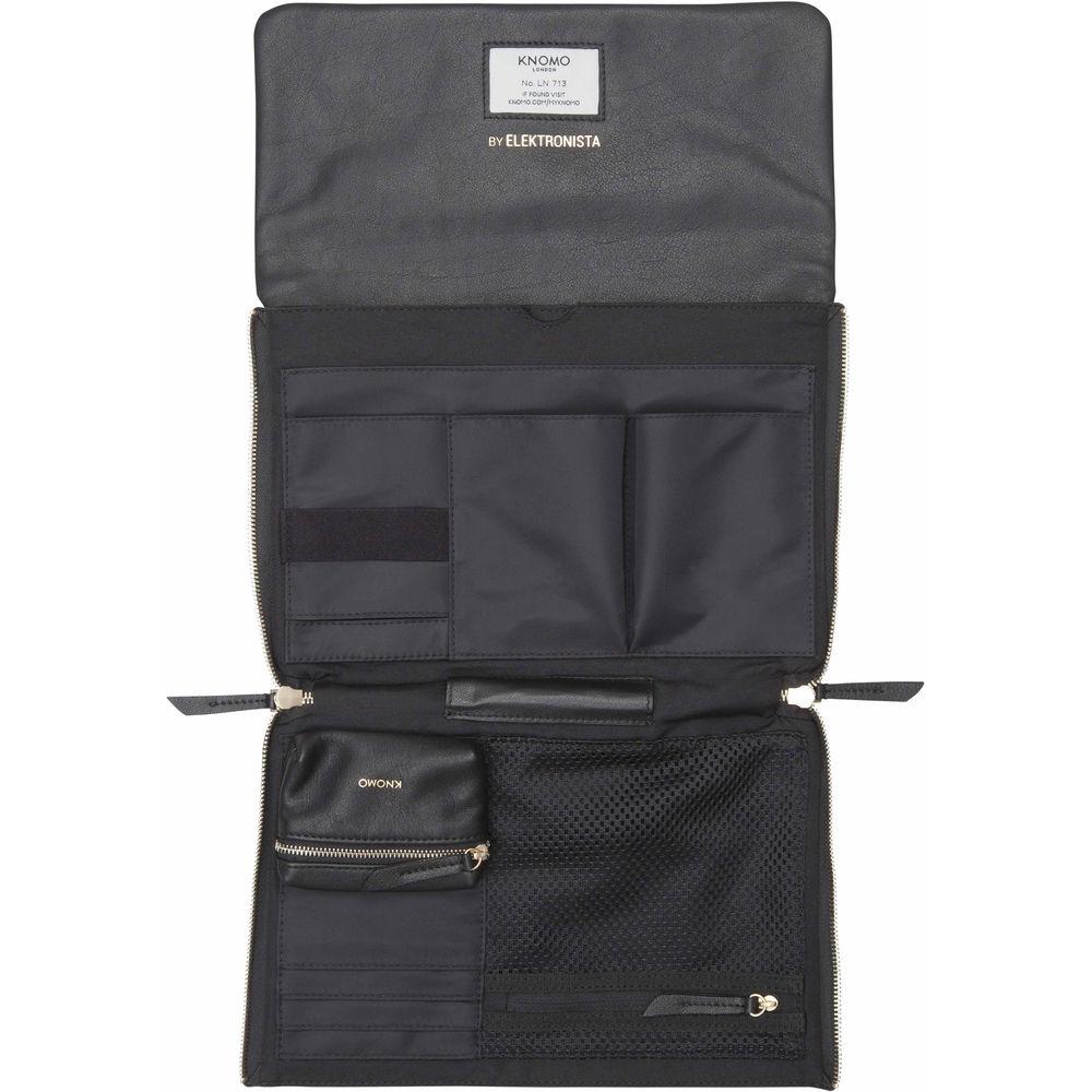 KNOMO USA Elektronista Digital Leather Cross-Body Clutch Bag 10"