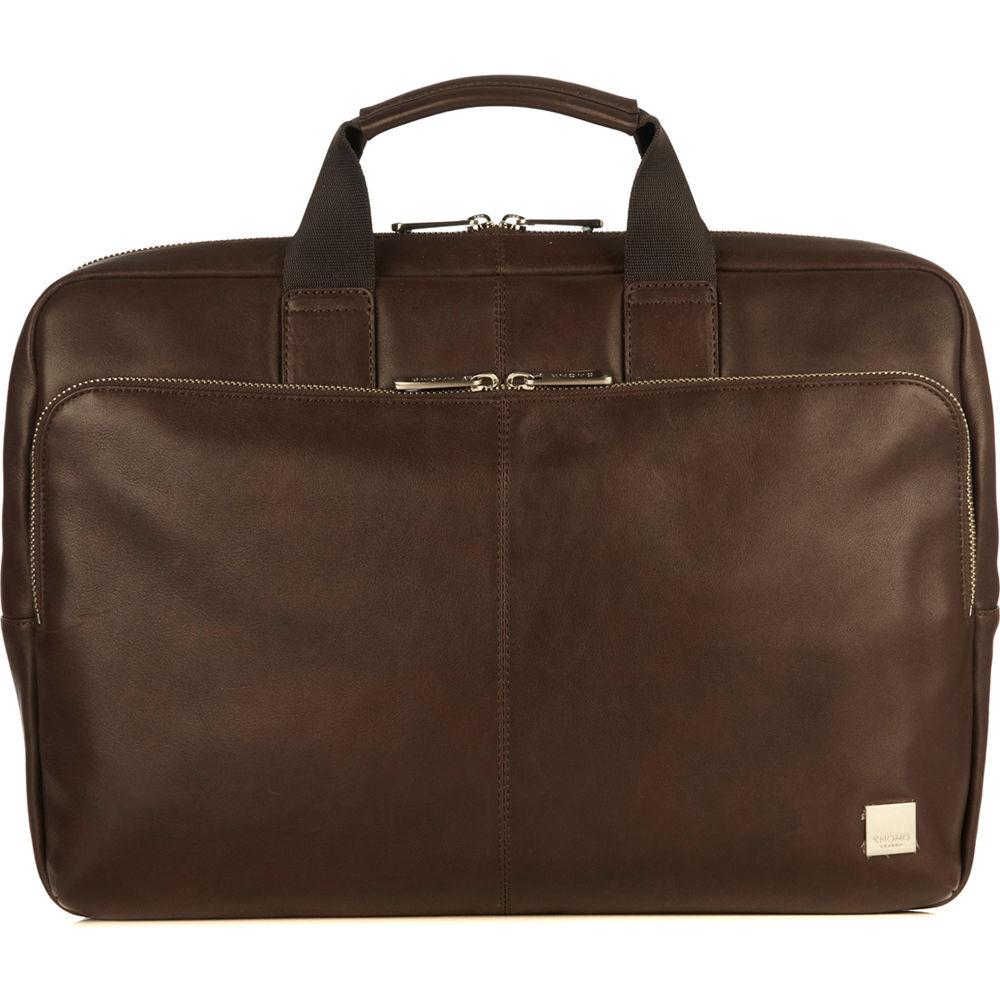 KNOMO USA Newbury Leather Briefcase for 15" Laptop