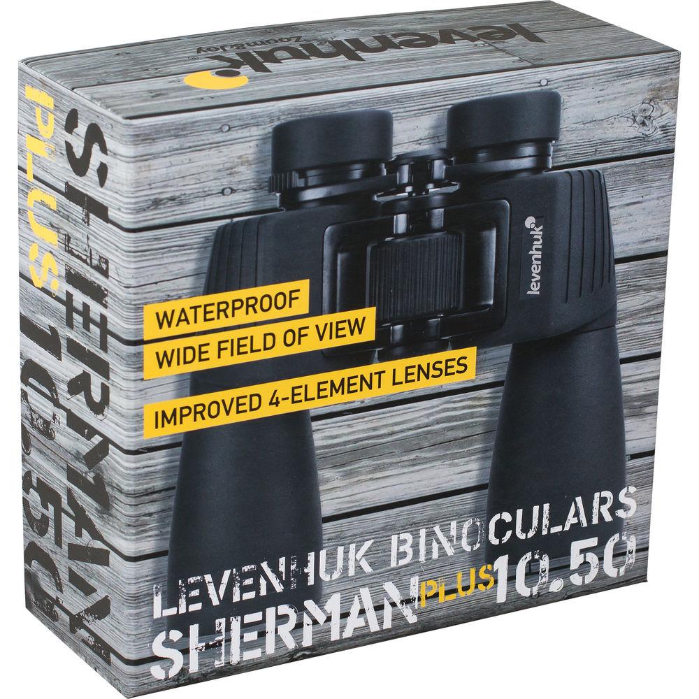 Levenhuk 10x50 Sherman PLUS Binocular