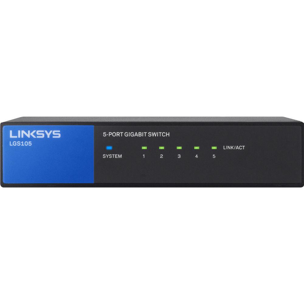 Linksys LGS105 5-Port Unmanaged Gigabit Ethernet Switch