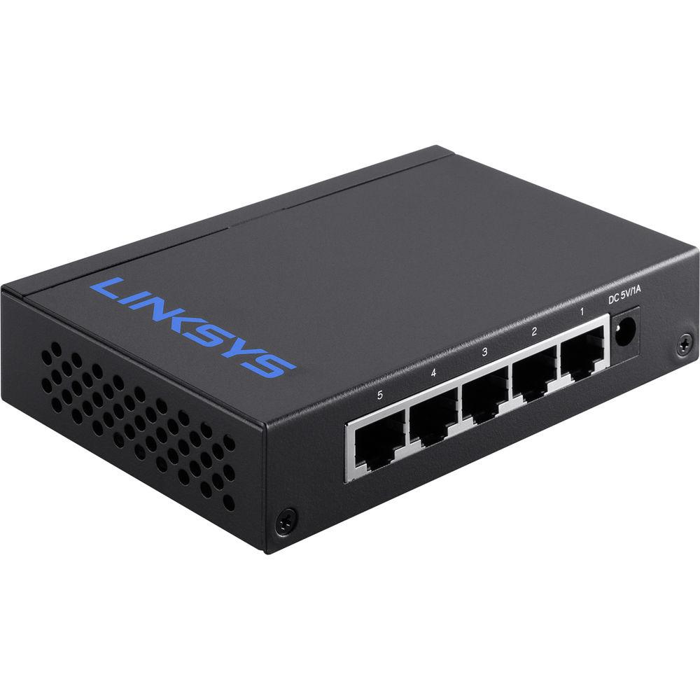 Linksys LGS105 5-Port Unmanaged Gigabit Ethernet Switch