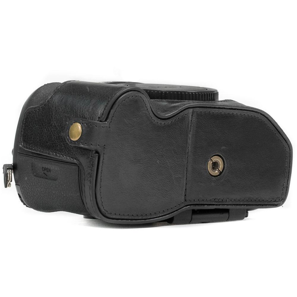 MegaGear Ever Ready Leather Half Case and Strap for Sony Alpha a99 II