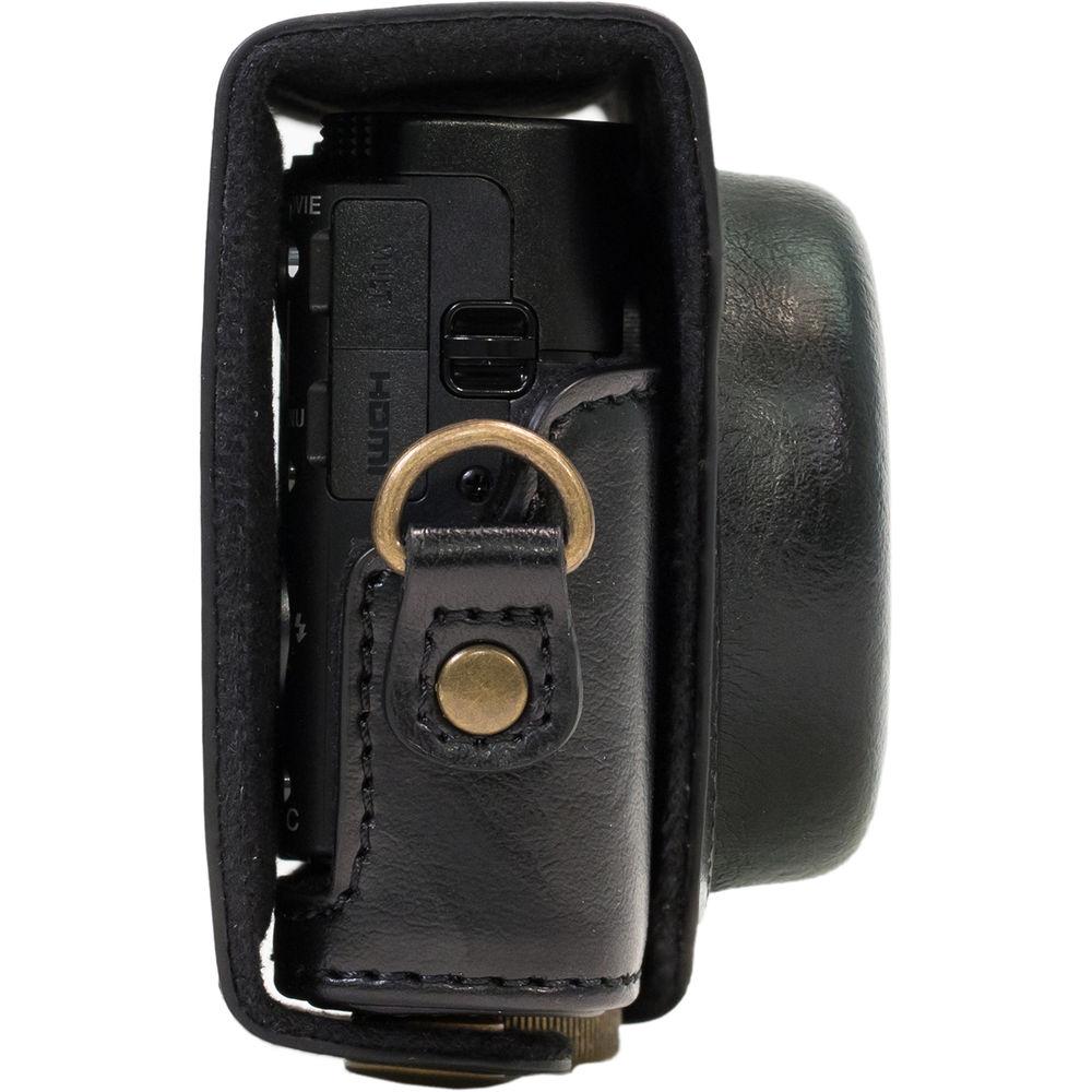 MegaGear Ever Ready PU Leather Camera Case and Strap for Sony Cyber-shot DSC-WX500