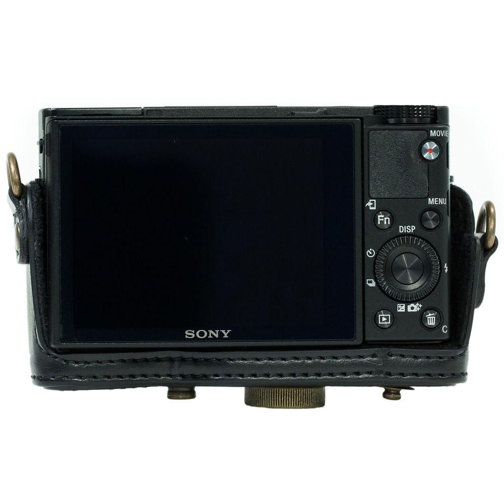 MegaGear Ever Ready PU Leather Camera Case and Strap for Sony Cyber-shot DSC-WX500