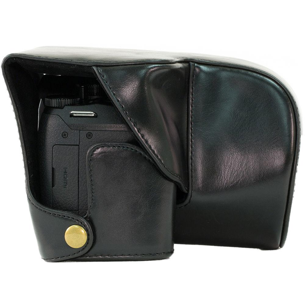 MegaGear Ever Ready PU Leather Camera Case with Strap for Panasonic LUMIX DMC-FZ300
