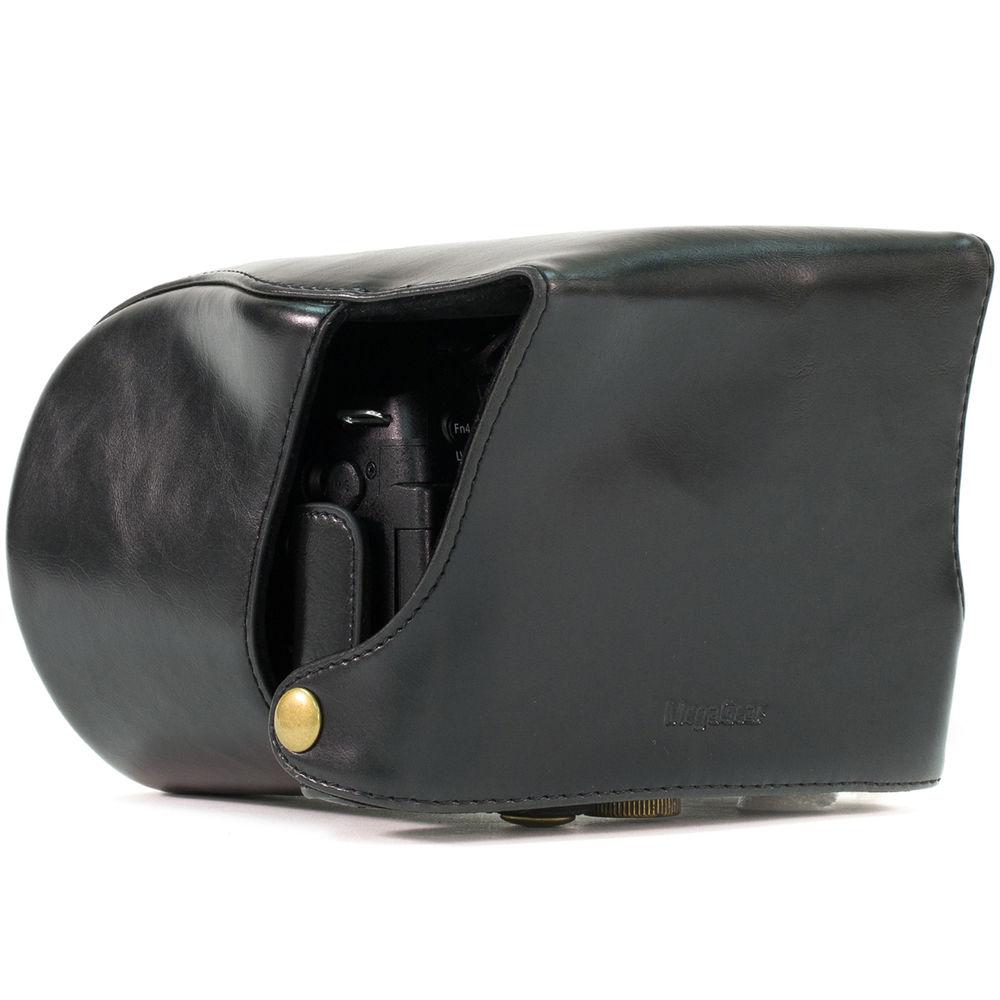 MegaGear Ever Ready PU Leather Camera Case with Strap for Panasonic LUMIX DMC-FZ300