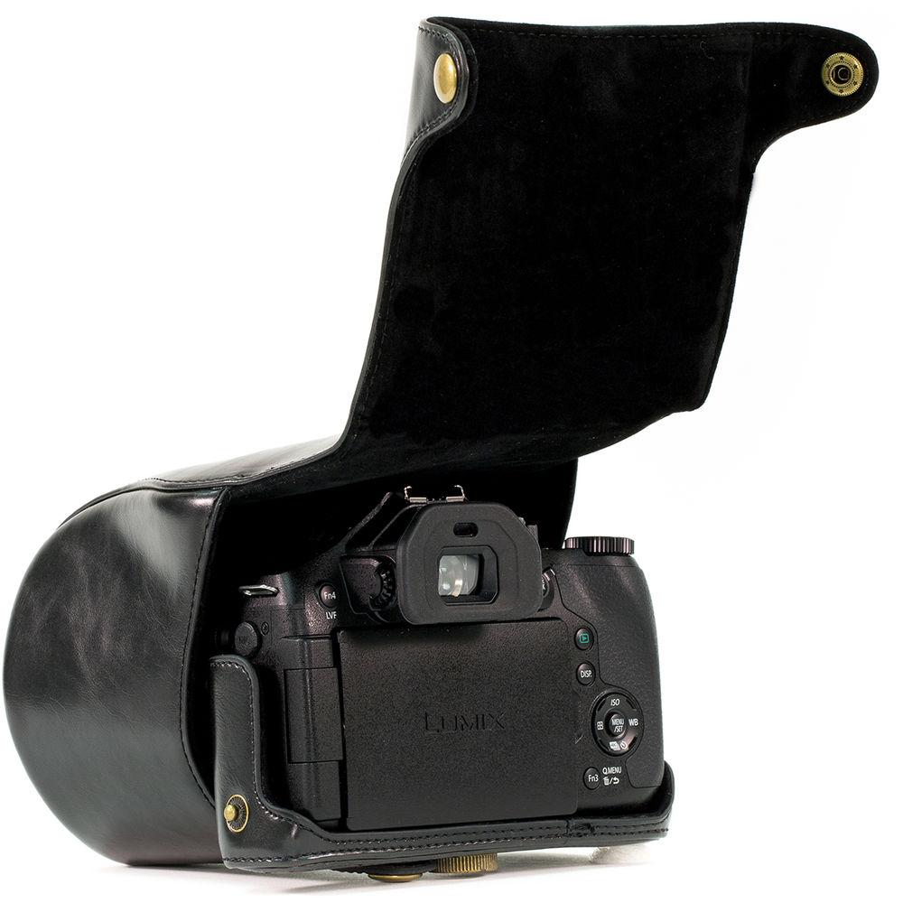 MegaGear Ever Ready PU Leather Camera Case with Strap for Panasonic LUMIX DMC-FZ300