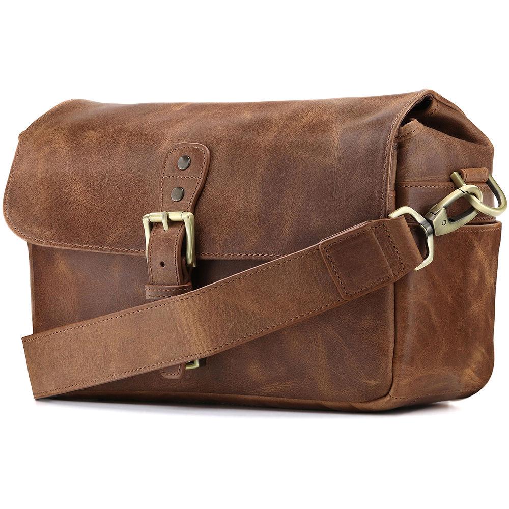 MegaGear Leather Camera Messenger Bag