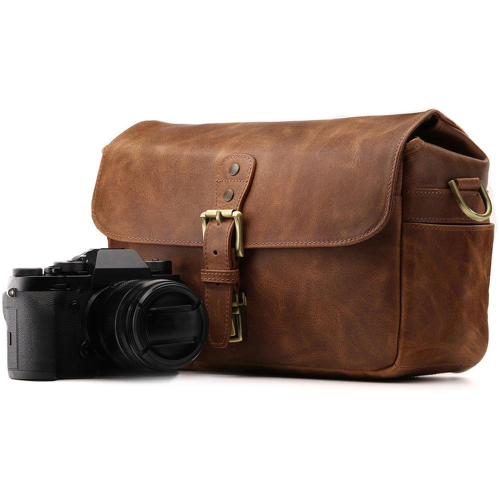 MegaGear Leather Camera Messenger Bag