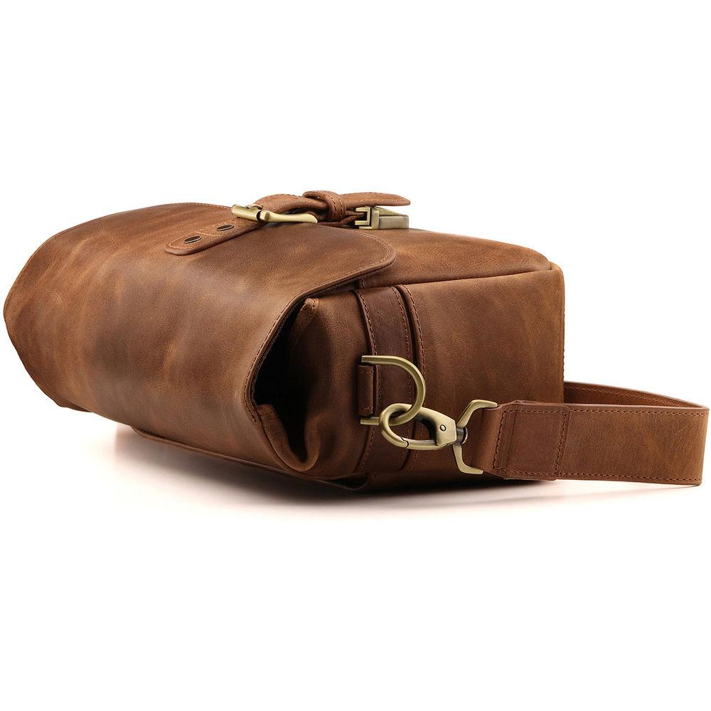 MegaGear Leather Camera Messenger Bag