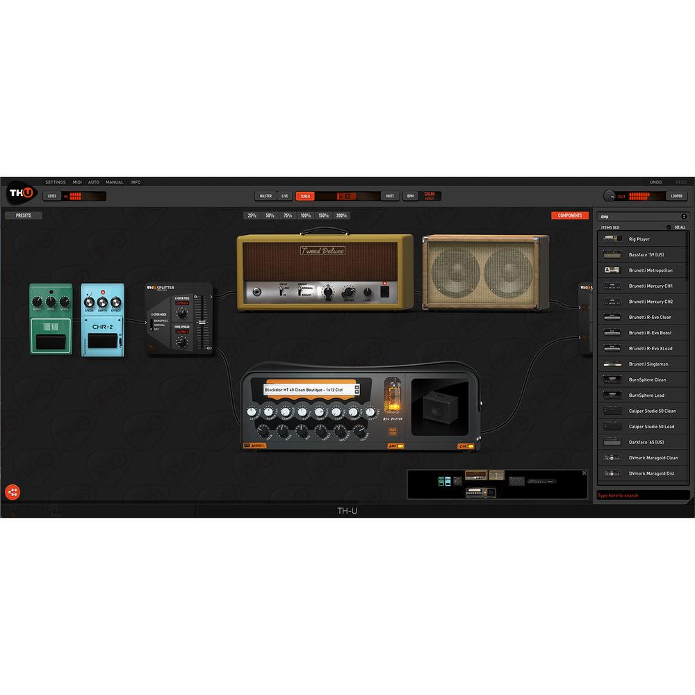 Overloud TH-U Upgrade - Amplifier Modeling Software