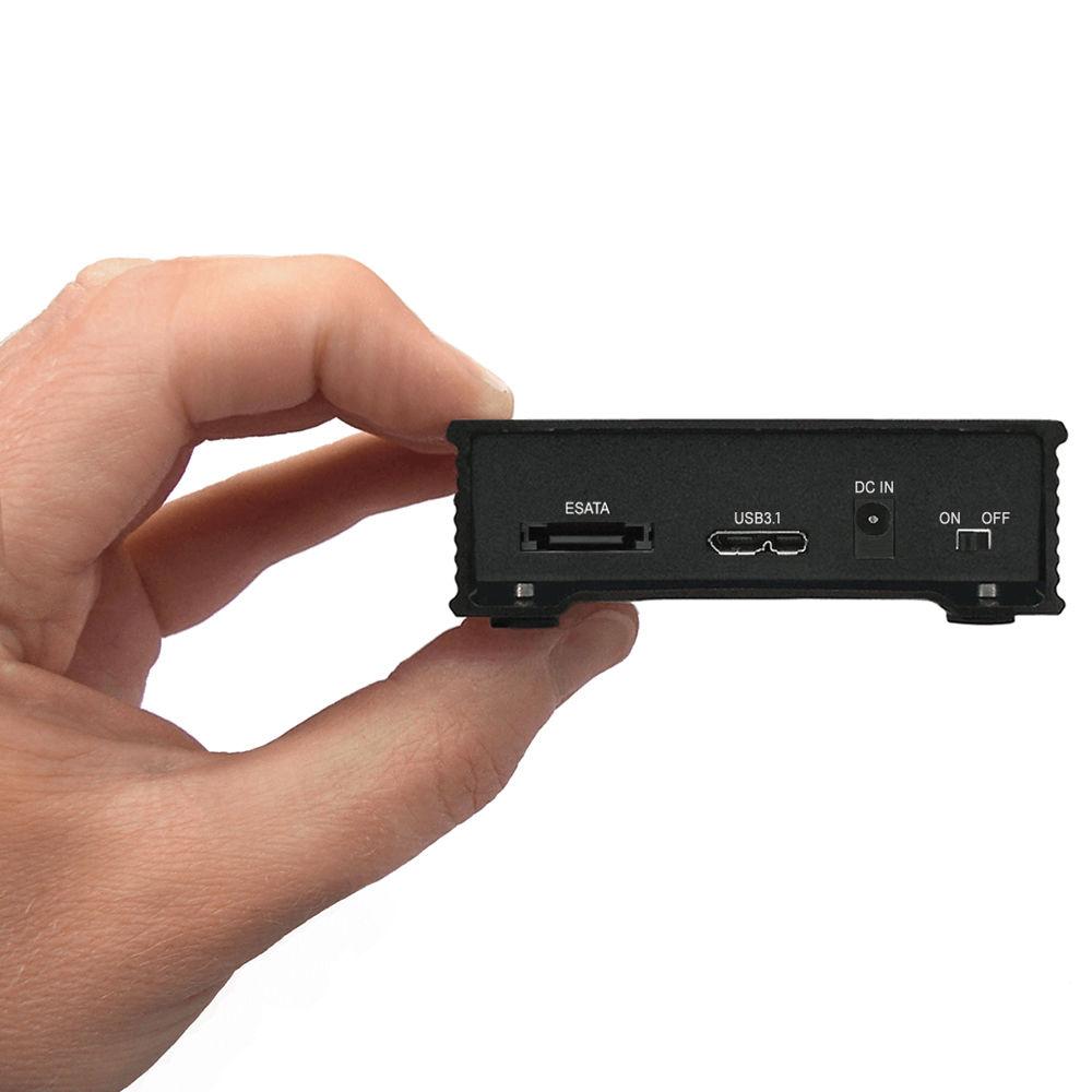 Oyen Digital 1TB MiniPro eSATA 6 Gb s USB 3.1 Gen 2 Portable Solid State Drive