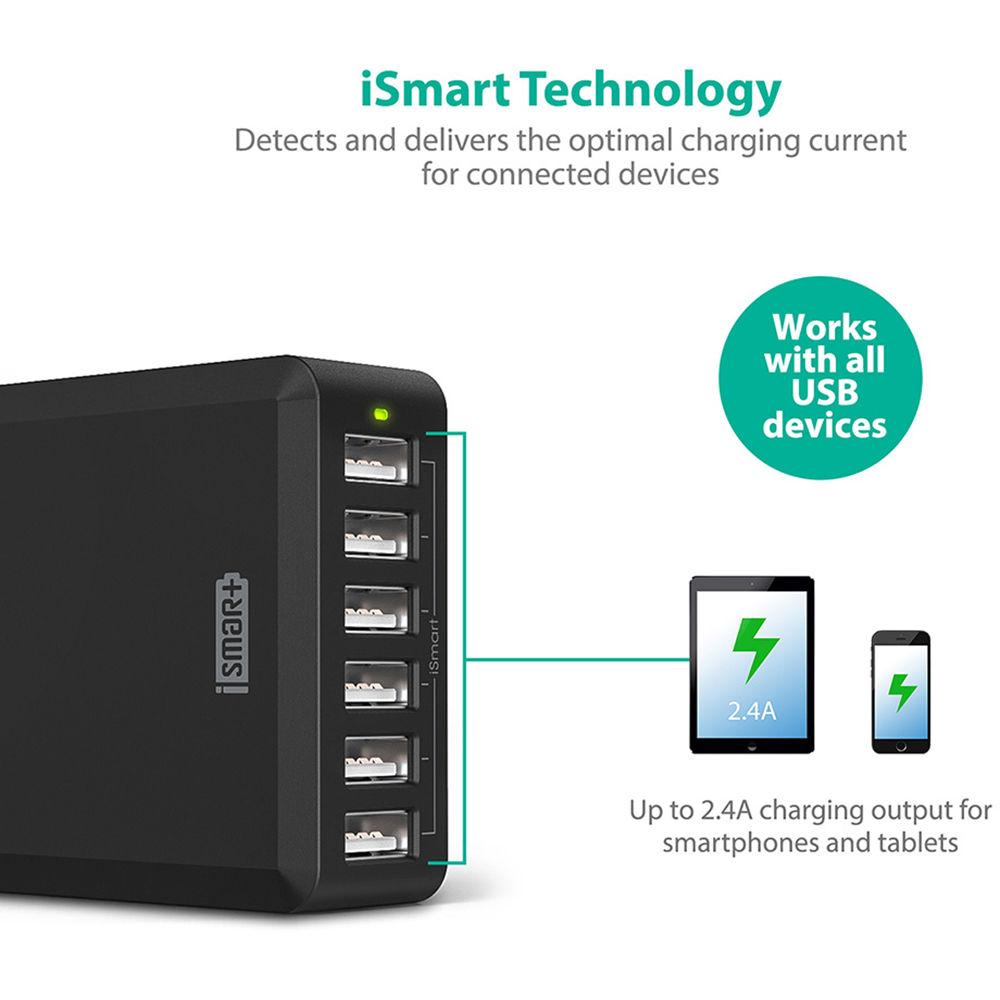 RAVPower 6-Port USB Charging Station