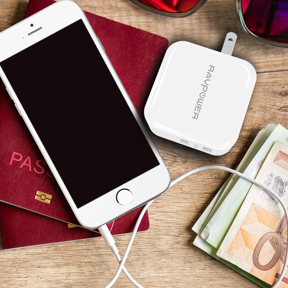 RAVPower Dual-Port USB Wall Charger
