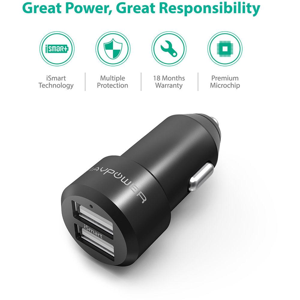 RAVPower Dual-USB Car Charger