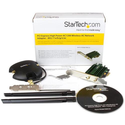StarTech AC1200 Dual-Band Wireless AC PCIe Network Adapter