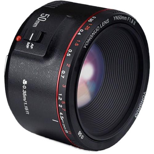 Yongnuo YN 50mm f 1.8 II Lens for Canon EF