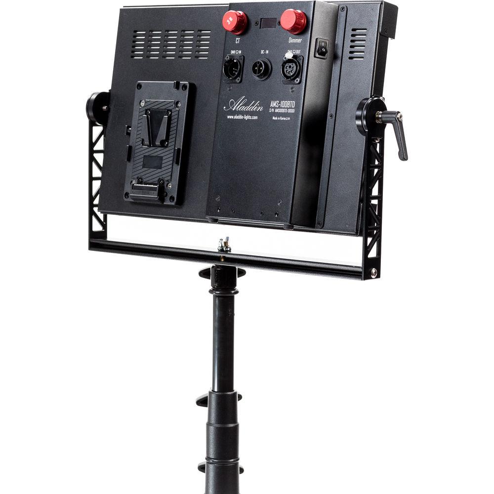 Aladdin Base-Lite 100 Bi-Color Soft LED Kit with V-Mount Battery Plate