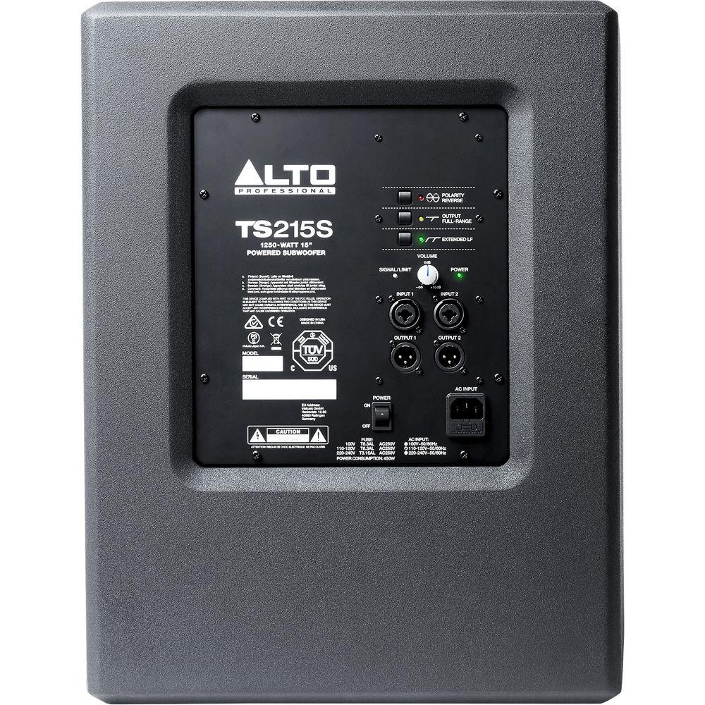 Alto Professional TS215S 15" 1250W Powered Subwoofer