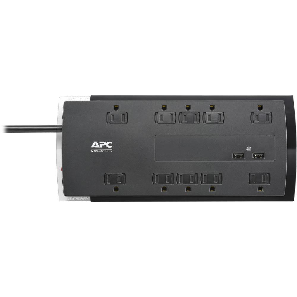 APC Performance SurgeArrest 10-Outlet Surge Protector with USB Charging
