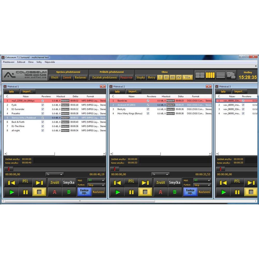 AUDIFIED SceneFlow Classic - Multi-Player Audio Software