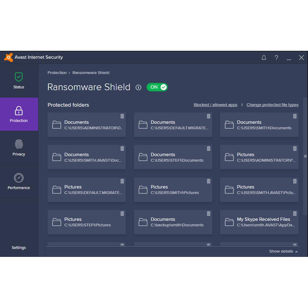 AVG Avast Internet Security 2018