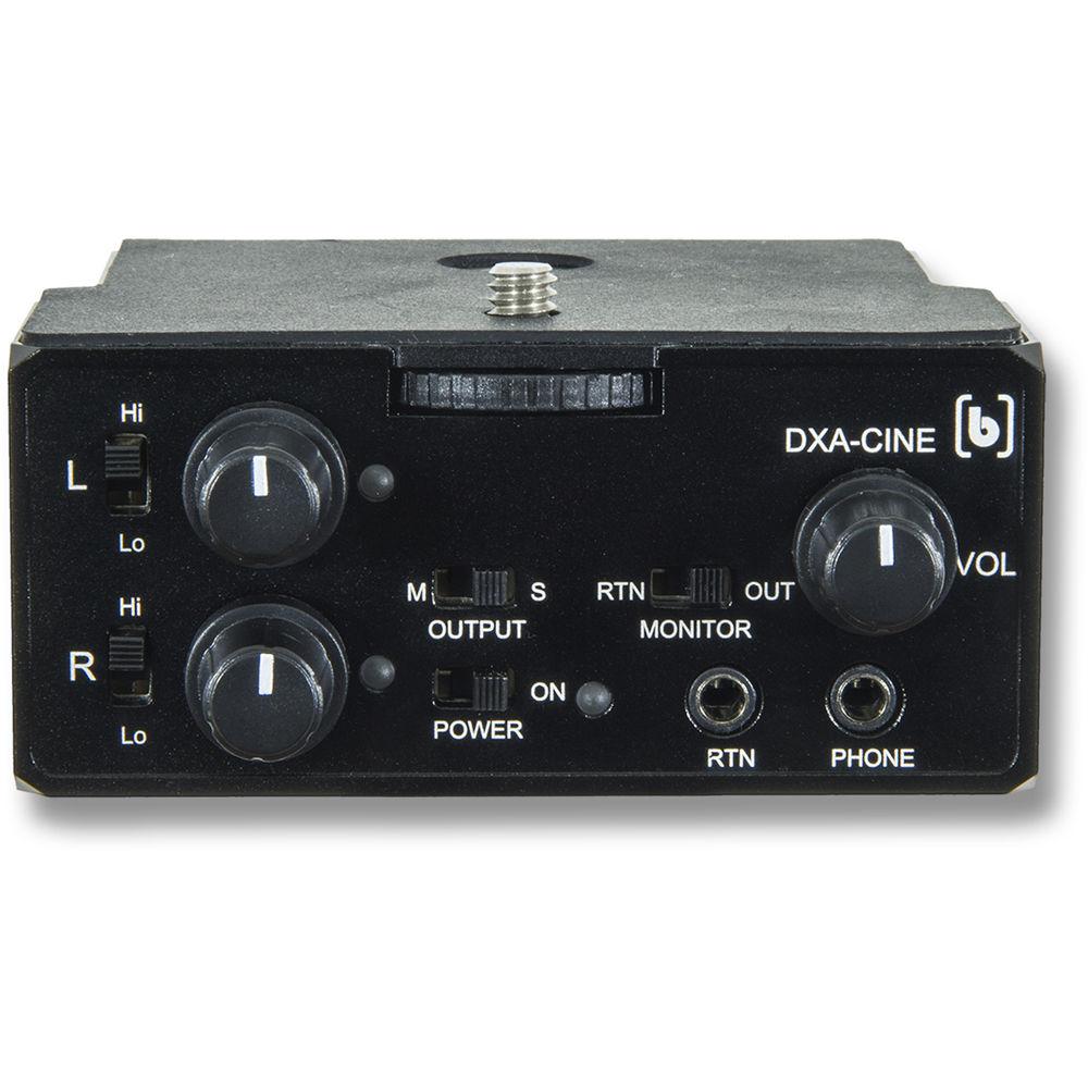 Beachtek DXA-CINE Mini-Plug Audio Adapter for Cinema Cameras, Beachtek, DXA-CINE, Mini-Plug, Audio, Adapter, Cinema, Cameras