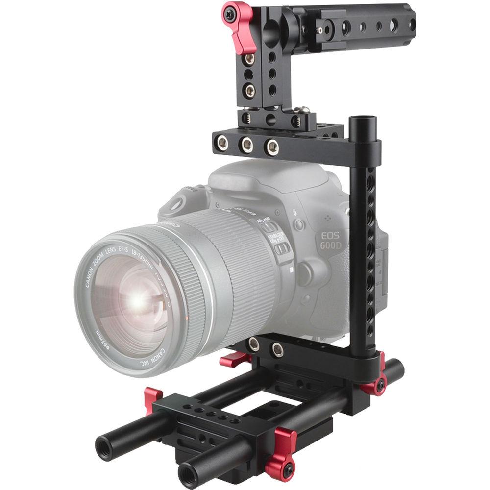 CAMVATE Camera Cage with Rail Support System