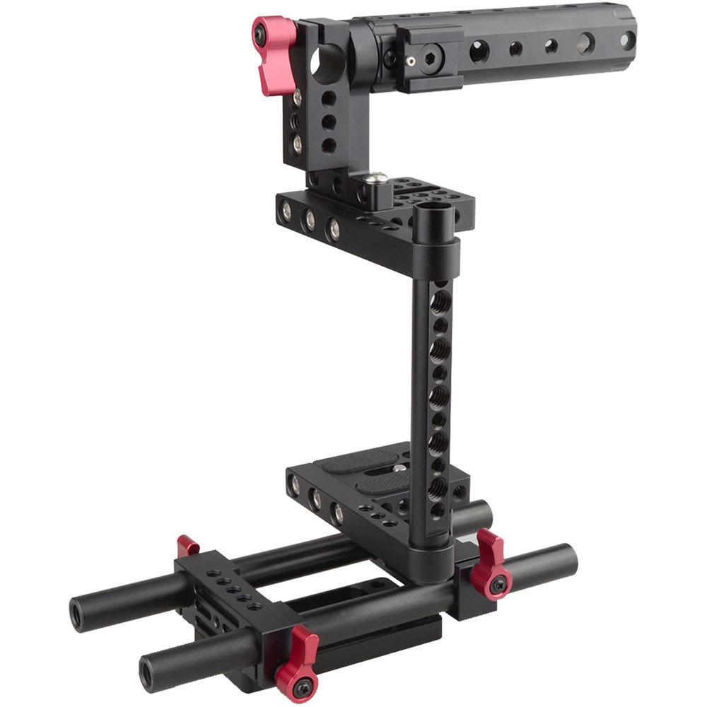 CAMVATE Camera Cage with Rail Support System