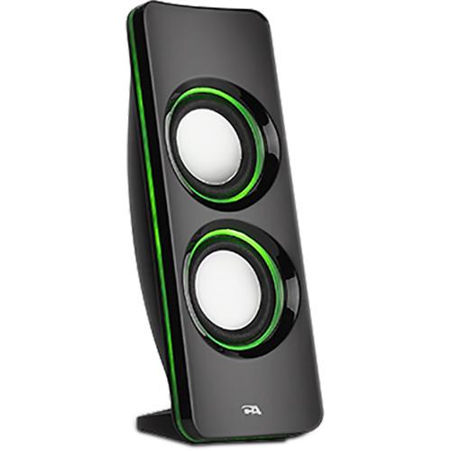 Cyber Acoustics CA-3712BT 2.1-Channel Bluetooth Speaker System with LED Lighting