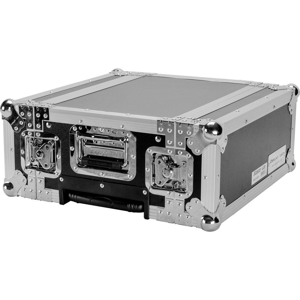 DeeJay LED 3 RU Effect Deluxe Case with Pull-Out Handle and Wheels