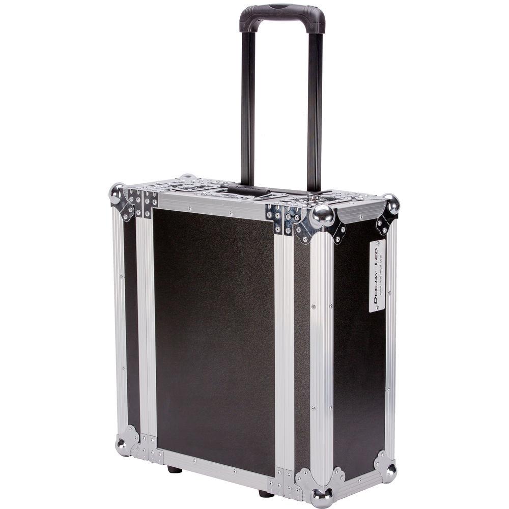 DeeJay LED 3 RU Effect Deluxe Case with Pull-Out Handle and Wheels