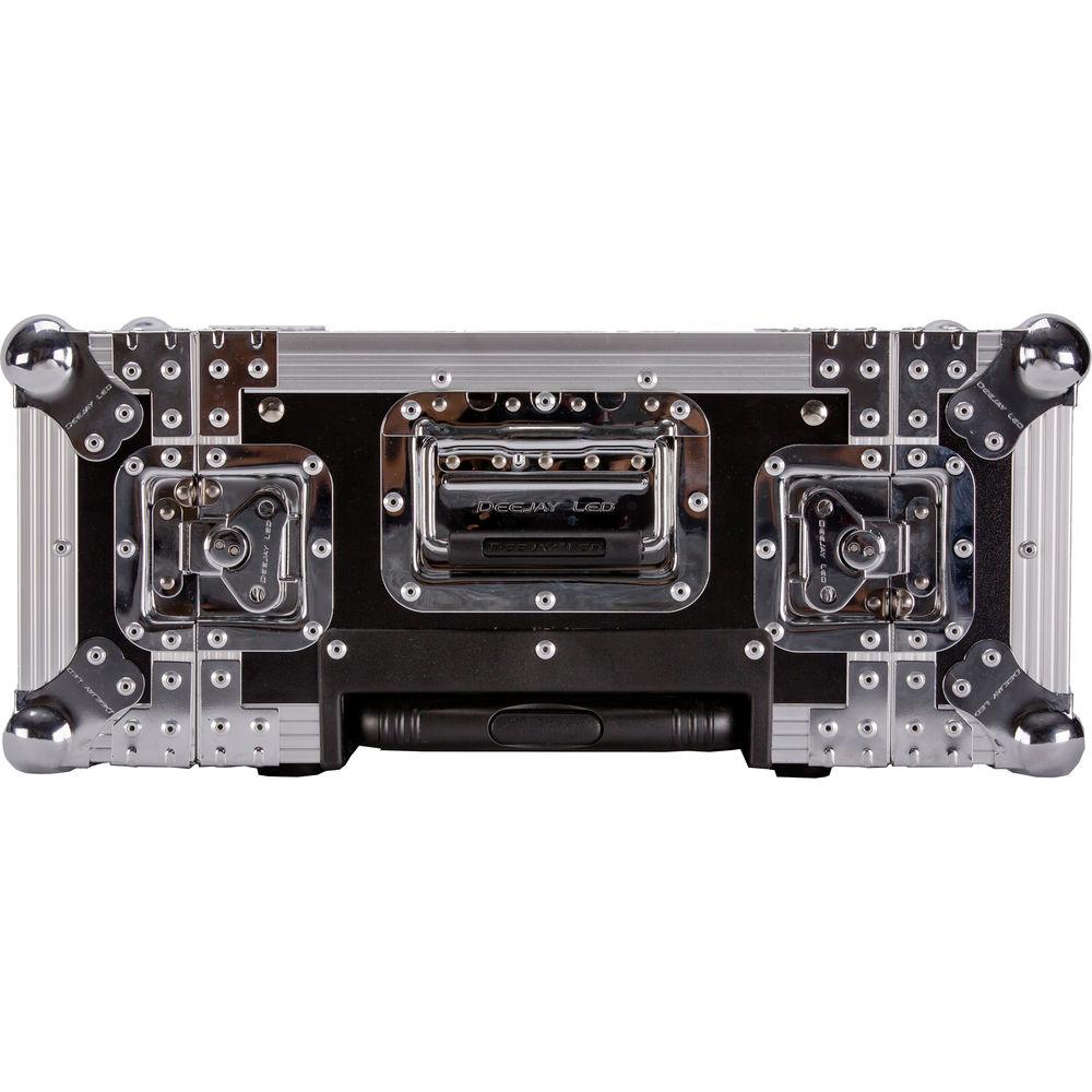 DeeJay LED 3 RU Effect Deluxe Case with Pull-Out Handle and Wheels