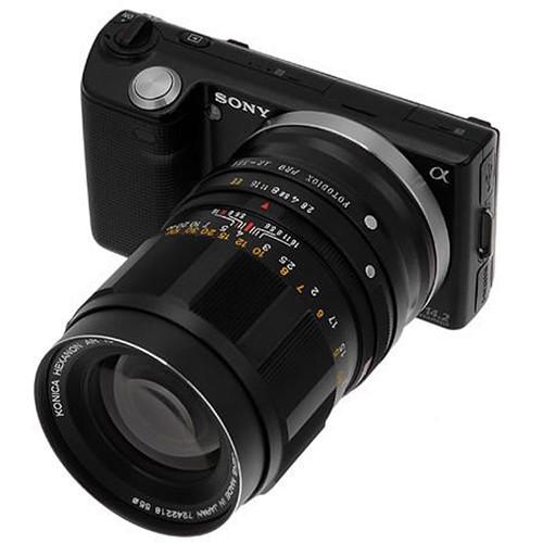 FotodioX Pro Mount Adapter for Konika AR Lens to Sony E-Mount Camera Camera