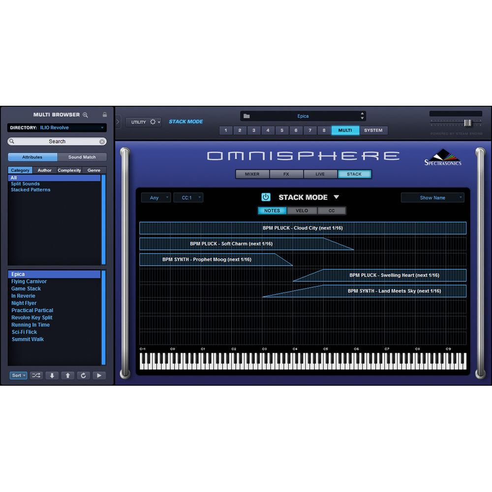 ILIO Revolve Arpeggios Patch Library for Omnisphere 2