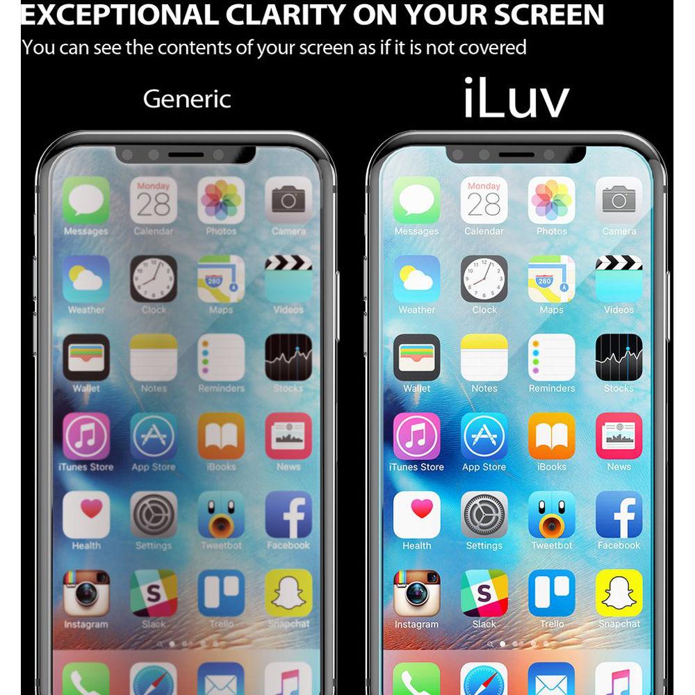 iLuv Tempered Glass Screen Protector for iPhone X XS