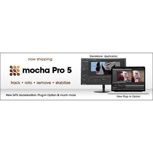 Imagineer Systems Mocha Pro 5 Upgrade for Adobe, Avid, and OFX Sapphire 10 for Autodesk, Imagineer, Systems, Mocha, Pro, 5, Upgrade, Adobe, Avid, OFX, Sapphire, 10, Autodesk
