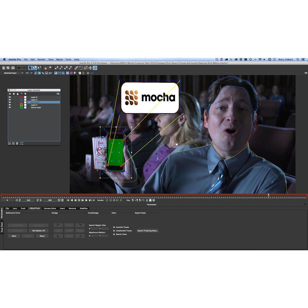 Imagineer Systems Mocha Pro 5 Upgrade for Adobe, Avid, and OFX Sapphire 10 for Autodesk
